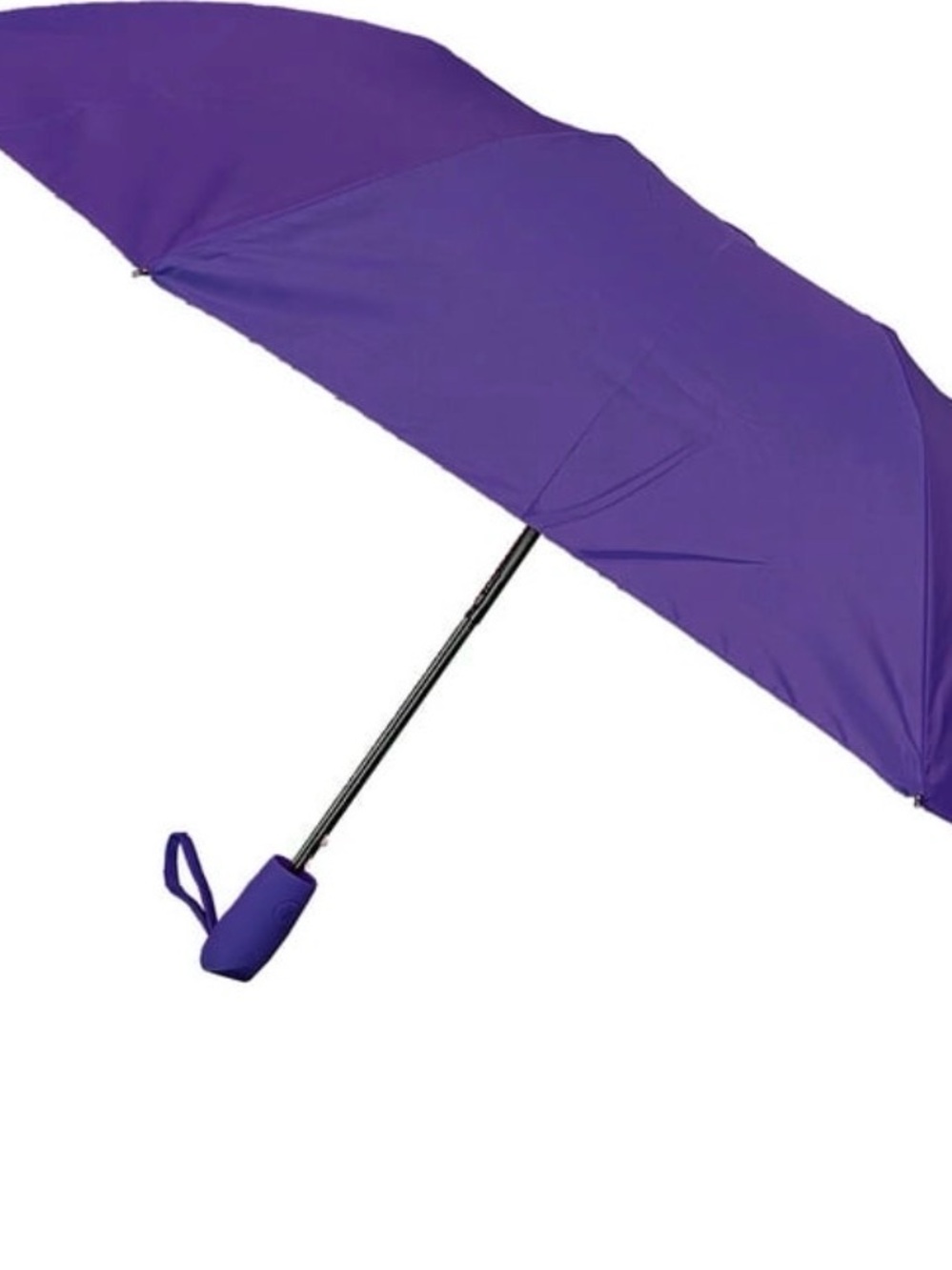 Automatic Open Folding Rain Umbrella Purple
